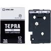 「テプラ TEPRA TR 【純正】 テープ　カートリッジ 幅12mm 白ラベル(黒文字) TC12S 1個 キングジム」の商品サムネイル画像1枚目