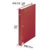 「プラス スーパーエコノミークリアーファイル A4タテ 40ポケット レッド 赤 固定式 FC-124EL 88432」の商品サムネイル画像4枚目