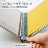 「コクヨ バインダーMP A5縦 20穴 総布貼・角金付 150枚収容 ハ-121 1セット（1冊×5）」の商品サムネイル画像5枚目