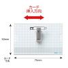 「コクヨ 名刺型名札 イタメンクリップ 衣服を傷めにくくしっかりホールド 中 安全ピン・クリップ両用型 ハード 100枚 ナフ-25」の商品サムネイル画像2枚目