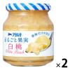 「アヲハタ まるごと果実 白桃 250g 1セット（2個）」の商品サムネイル画像1枚目