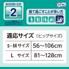 「大人用紙おむつ 尿漏れ ライフリー のびーるフィットうす型軽快 テープ止め SＭサイズ 1セット(22枚×2パック)ユニ・チャーム」の商品サムネイル画像6枚目