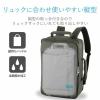 「インナーケース パソコンバッグ 撥水加工 〜13.3インチ 取っ手付 オフトコ グレー BM-IBOF13GY エレコム 1個」の商品サムネイル画像2枚目