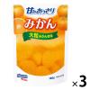 「はごろもフーズ 甘みあっさりみかん（パウチ） 180g 1セット（3個）」の商品サムネイル画像1枚目