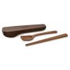 「スプーン・ハシセット ブラウン 弁当用カトラリー CPE-001 BW サーモス（THERMOS）」の商品サムネイル画像1枚目