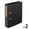「トトノエ レバーファイル A4 ブラック TFL0276-BK 2冊」の商品サムネイル画像1枚目