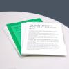 プラス カラークリアホルダー A4 濃色グリーン 緑 2袋（100枚入×2） ファイル 89812