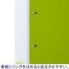 「アスクル リングファイル A4タテ D型2穴 背幅41mm グリーン 緑 2冊  オリジナル」の商品サムネイル画像8枚目