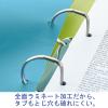 「アスクル カラーインデックス A4タテ インデックスシート 2穴 6山 全面ラミネート 2袋（10組入×2）  オリジナル」の商品サムネイル画像2枚目