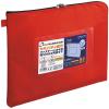 「コクヨ 事務用連絡ケース シャトルバッグ ナイロン B4 赤 書類ケース クケ-2904NR 2冊」の商品サムネイル画像2枚目