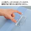 「コクヨ ポップリングファイル スリム A4タテ 丸型2穴 背幅21mm 100枚収容 黄色 フ-PS410Y 2冊」の商品サムネイル画像4枚目