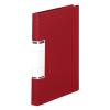「アスクル クリアファイル A4タテ 30穴 差し替え式 背幅26mm レッド 赤 ユーロスタイル 2冊  オリジナル」の商品サムネイル画像2枚目