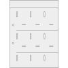 「キングジム 名刺ホルダー台紙 A4タテ 2袋（10枚入×2） 88DN」の商品サムネイル画像3枚目