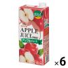 「【紙パック】果汁100% 濃縮還元 アップルジュース 1L 1箱（6本入）」の商品サムネイル画像2枚目