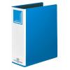 「ハピラ 片開きパイプ式ファイル A4タテ とじ厚80mm ブルー SG03543 10冊」の商品サムネイル画像2枚目