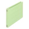 「プラス フラットファイル B6ヨコ 樹脂製とじ具 グリーン 緑 30冊 No.052N」の商品サムネイル画像2枚目