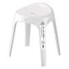 「風呂いす Ag抗菌 座面高さ 40cm ホワイト 4本脚タイプ 高め Emeal エミール 1個 アスベル」の商品サムネイル画像1枚目