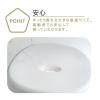 「風呂いす Ag抗菌 座面高さ 30cm ホワイト 4本脚タイプ Emeal エミール 1個 アスベル」の商品サムネイル画像6枚目