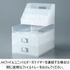「Like-it（ライクイット） A4ファイルユニット ホワイト MX-50 ライフモジュール 2個 吉川国工業所」の商品サムネイル画像4枚目