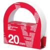 「アスクル 両面テープ カッター付 幅20mm×20m 3巻  オリジナル」の商品サムネイル画像2枚目