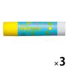 「スティックのり　PIT　消えいろピットSネオンイエロー　乾くと色が消える　　限定　リミテッドブルー　PT-TCYG01L　3本　トンボ鉛筆」の商品サムネイル画像1枚目