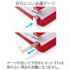 「プラス 穴あけパンチ フォース1/2 Sサイズ 16枚あけ レッド 赤 PU-816A」の商品サムネイル画像4枚目