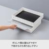 「Like-it（ライクイット） ブリックス 350ビッグM A4ファイルケース ホワイト 9039 吉川国工業所」の商品サムネイル画像6枚目