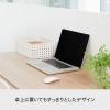 「Like-it（ライクイット） ブリックス 350ビッグM A4ファイルケース ホワイト 9039 吉川国工業所」の商品サムネイル画像8枚目