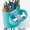 「リヒトラブ(LIHIT LAB.) ACTACT スタンドペンケース〈オーバルタイプ〉ネイビー A7694-11」の商品サムネイル画像3枚目