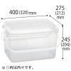「収納ボックス コンテナーエースM 11.5L サンコープラスチック 16408」の商品サムネイル画像3枚目