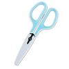 「プラス はさみ フィットカットカーブ フッ素コート ホワイト/ブルー SC-175SF 34516」の商品サムネイル画像2枚目