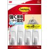 「スリーエム(3M) コマンド フック 壁掛け 傷つけ ない きれいにはがせる L 耐荷重2.4kg 1パック（フック6個タブ12枚入） CM2L-6」の商品サムネイル画像2枚目