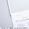 「アスクル レール式クリアーホルダー A4ヨコ 10枚とじ 10冊 ホワイト ファイル  オリジナル」の商品サムネイル画像3枚目