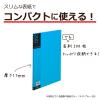 「セキセイ 名刺ホルダー 200名用 ライトブルー NPP-200-11」の商品サムネイル画像4枚目