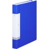 「リヒトラブ(LIHIT LAB.) リクエスト クリヤーブック A4タテ 40ポケット 青（ブルー） G3202-8」の商品サムネイル画像1枚目
