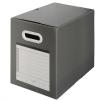 「プラス ボックスファイル（サンプルボックス） ダークグレー 書類収納 BF10A4-200 87118」の商品サムネイル画像1枚目