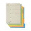 「アスクル カラーインデックス A4タテ インデックスシート 2穴 5山 10組  オリジナル」の商品サムネイル画像3枚目
