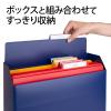 「プラス PP個別フォルダー+ A4 ネイビー 紺 1袋（5冊入） 86805」の商品サムネイル画像7枚目
