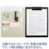 「リヒトラブ(LIHIT LAB.) SMART FIT クリップファイル A4 ネイビー（紺） F7560-11」の商品サムネイル画像2枚目