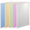 「アスクル クリアファイル A4タテ 20ポケット 10冊 透明表紙 5色セット 固定式 クリアホルダー  オリジナル」の商品サムネイル画像2枚目