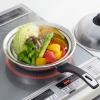 「蒸し器 フライパンにのせて簡単蒸しプレート 20〜22cm用 ドーム型 フタ付き ステンレス 日本製 1個」の商品サムネイル画像6枚目