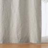 「無印良品 綿洗いざらし平織ノンプリーツカーテン 幅100×丈105cm用 ペールブラウン 1セット（2枚） 良品計画」の商品サムネイル画像2枚目