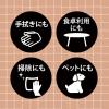 「ペーパータオル 花束 中判 シングル ハードタイプ 再生紙 1個（200枚入）丸富製紙」の商品サムネイル画像5枚目
