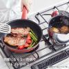 「T-fal（ティファール）オプティスペース マルチポット 片手鍋 16cm ルージュ ステンレス製 2.6L IH・ガス火対応 1個」の商品サムネイル画像2枚目