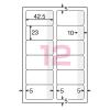 「コクヨ はがきサイズで使い切りやすい＜ふせんラベル＞（12面・ピンク）KPC-PSF12-50P 1袋（50枚入）」の商品サムネイル画像2枚目