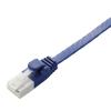 「LANケーブル 5m cat6A準拠 爪折れ防止 ギガビット フラット より線 青 LD-GFAT/BM50 エレコム 1個」の商品サムネイル画像2枚目