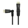 「Vodaview　可動式HDMIケーブル(上下左右180度屈曲対応)　3m　HDMI[オス] - HDMI[オス]　VV-F-HDMI030AA-B」の商品サムネイル画像1枚目