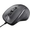 「バッファロー 有線マウス(静音)　BSMBU300シリーズ　ブラック　5ボタン/ブルーLED式/静音　BSMBU300BK」の商品サムネイル画像1枚目