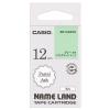 「カシオ CASIO ネームランド テープ パステルタイプ 幅12mm ソフトグリーンラベル グレー文字 8m巻 XR-12ASGN」の商品サムネイル画像2枚目