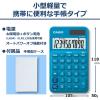 「カシオ計算機 カラフル手帳電卓 レイクブルー SL-300C-BU-N」の商品サムネイル画像2枚目